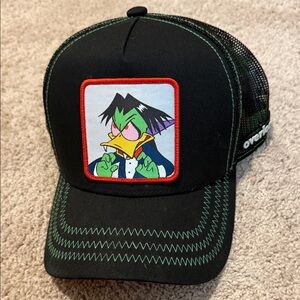 Overlord Black Mesh Cap with Cartoon Patch
